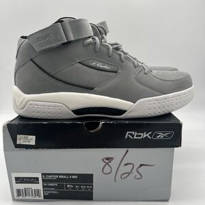 Reebok S. Carter Jay Z Men's 9.5 Gray Carbon Wolf Gray‎ Suede Shoes Sneakers DS